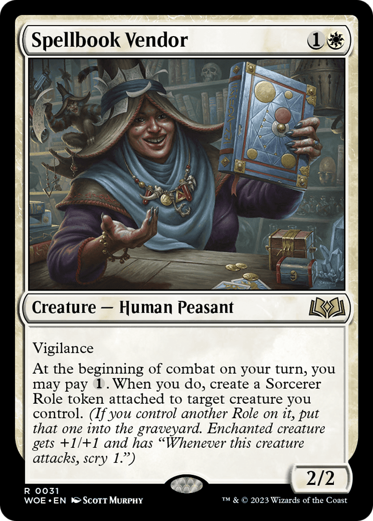 Spellbook Vendor [Wilds of Eldraine] Foil