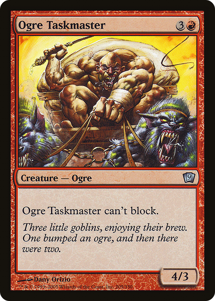 Ogre Taskmaster [Ninth Edition] Foil