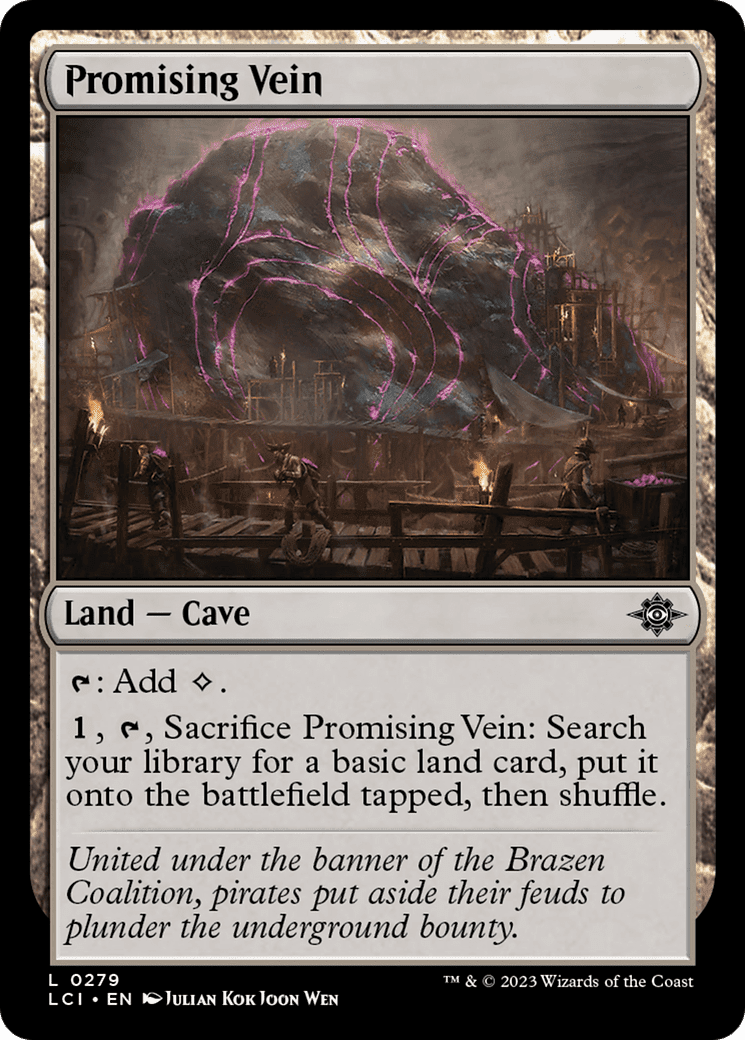 Promising Vein [The Lost Caverns of Ixalan] Foil