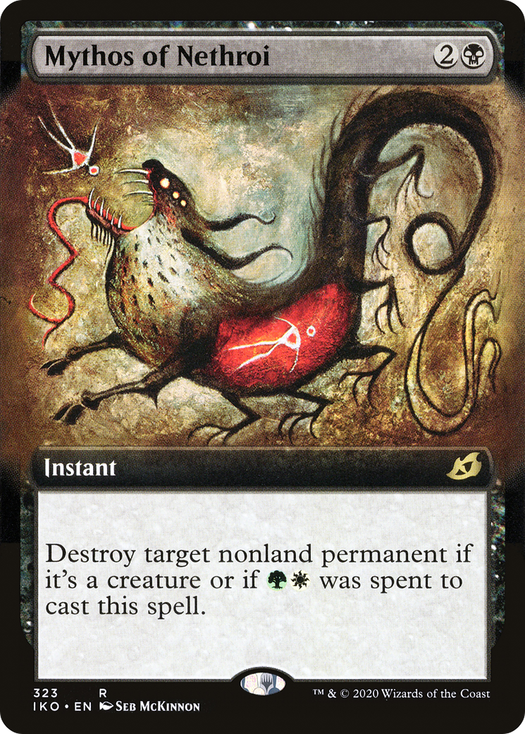 Mythos of Nethroi (Extended Art) [Ikoria: Lair of Behemoths] Foil