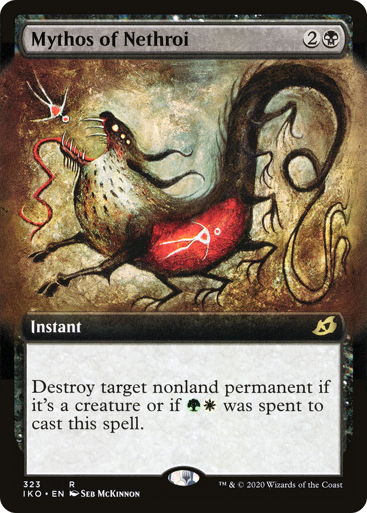 Mythos of Nethroi (Extended Art) [Ikoria: Lair of Behemoths] Foil