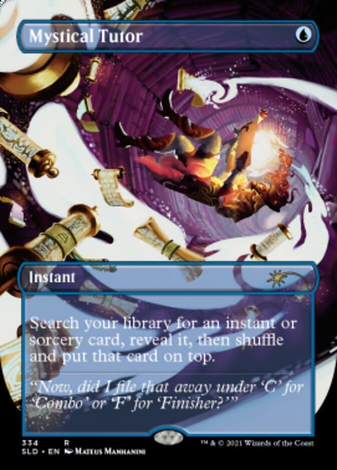 Mystical Tutor (Borderless) [Secret Lair Drop Series] Foil