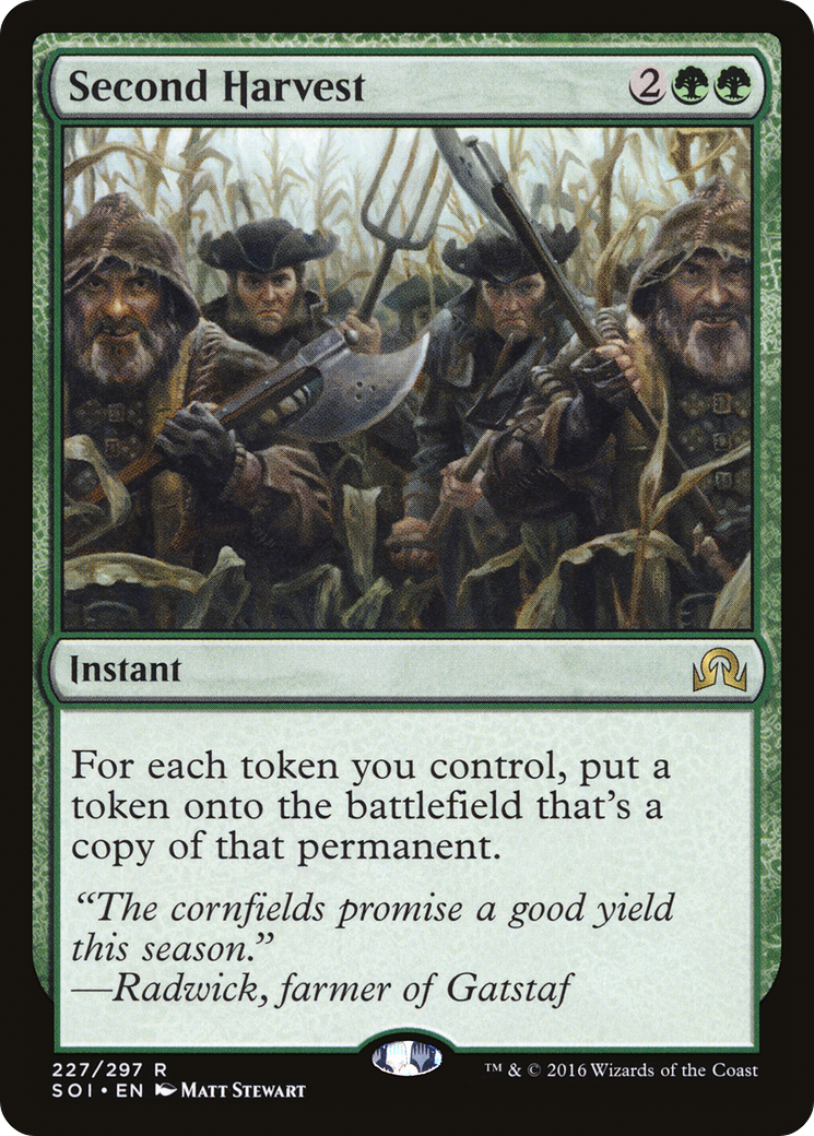 Second Harvest [Shadows over Innistrad] Foil