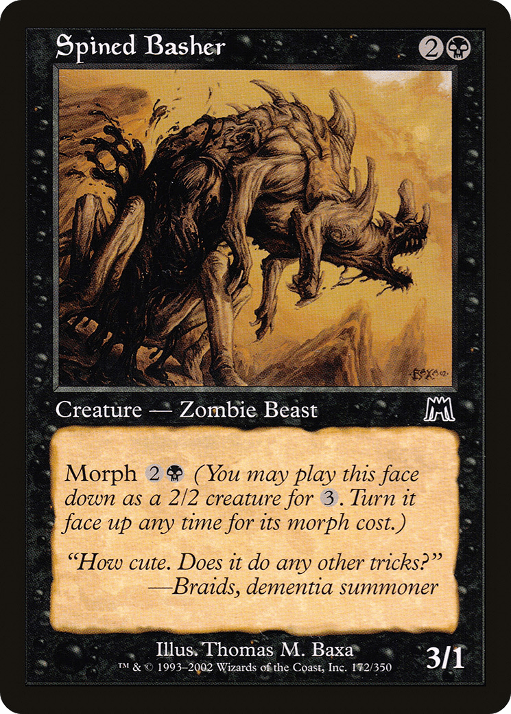 Spined Basher [Onslaught] Foil