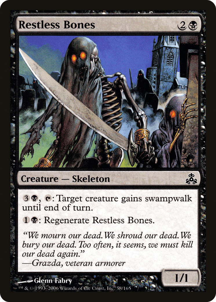 Restless Bones [Guildpact] Foil