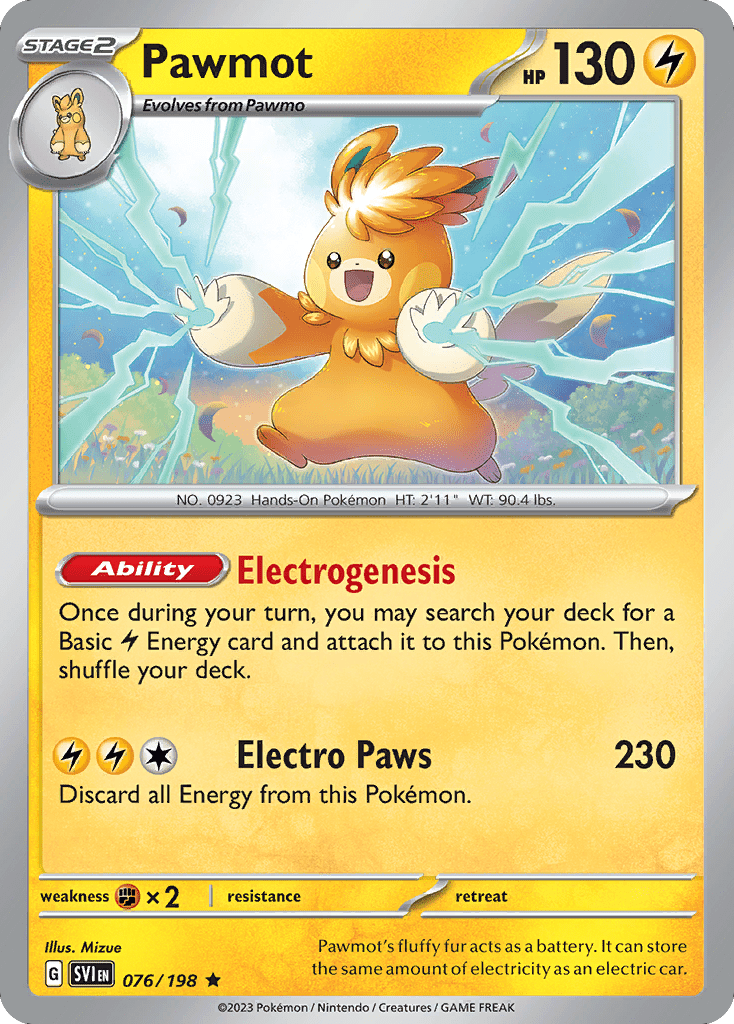 Pawmot (Line Holo) 076/198 - Miscellaneous Cards & Products Holofoil
