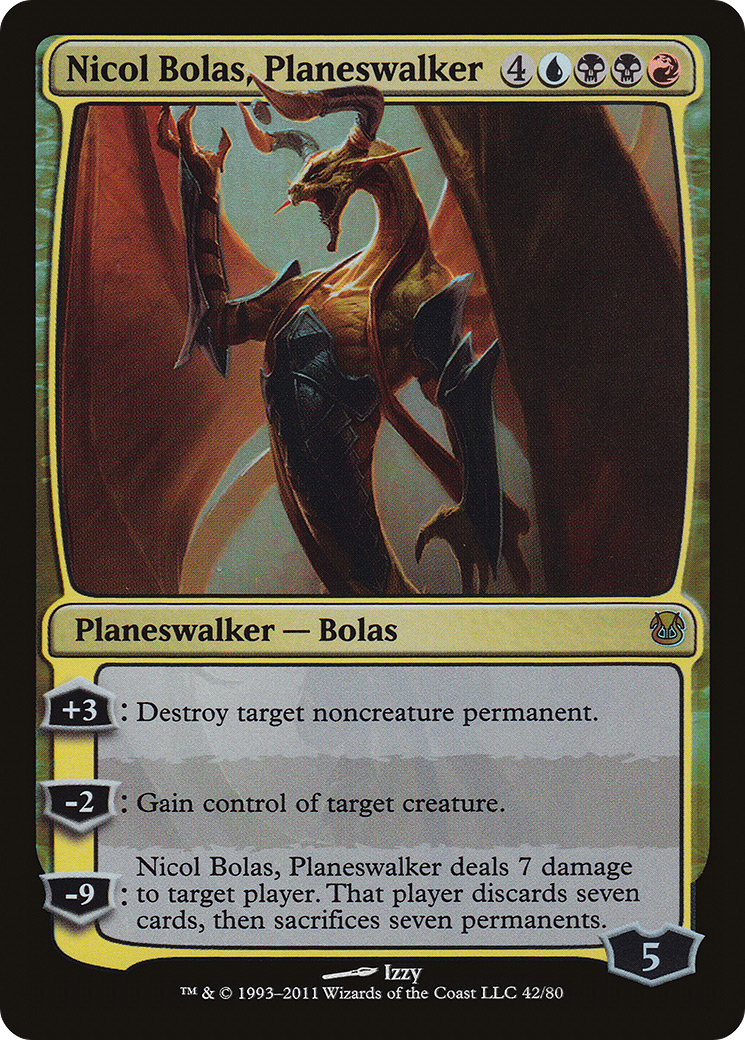 Nicol Bolas, Planeswalker [Duel Decks: Ajani vs. Nicol Bolas] Foil