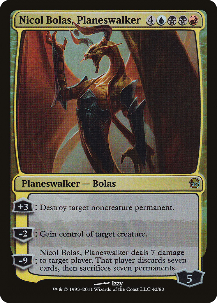 Nicol Bolas, Planeswalker (DDH-042) - Duel Decks: Ajani vs. Nicol Bolas Foil