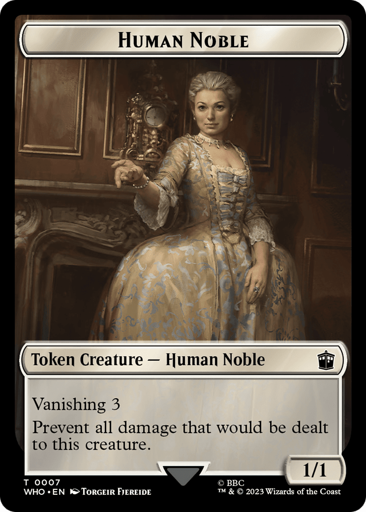Human Noble (TWHO-007) - Doctor Who Tokens Foil