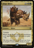 Siege Rhino 200s/56 (Prerelease Cards)  - Foil