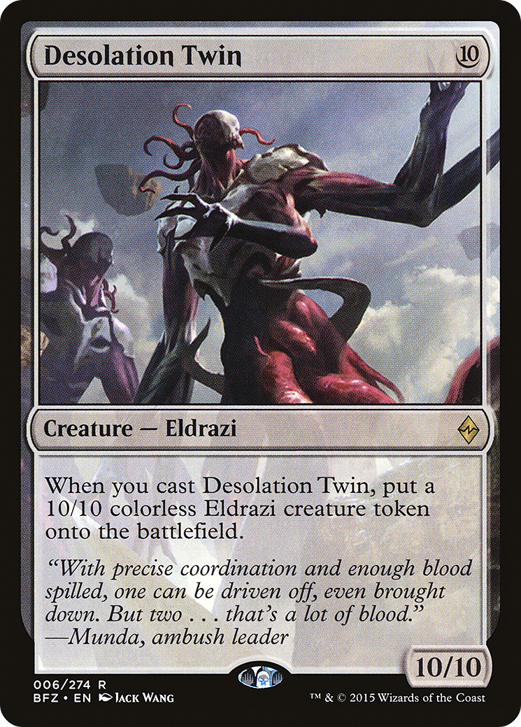 Desolation Twin [Battle for Zendikar] Foil