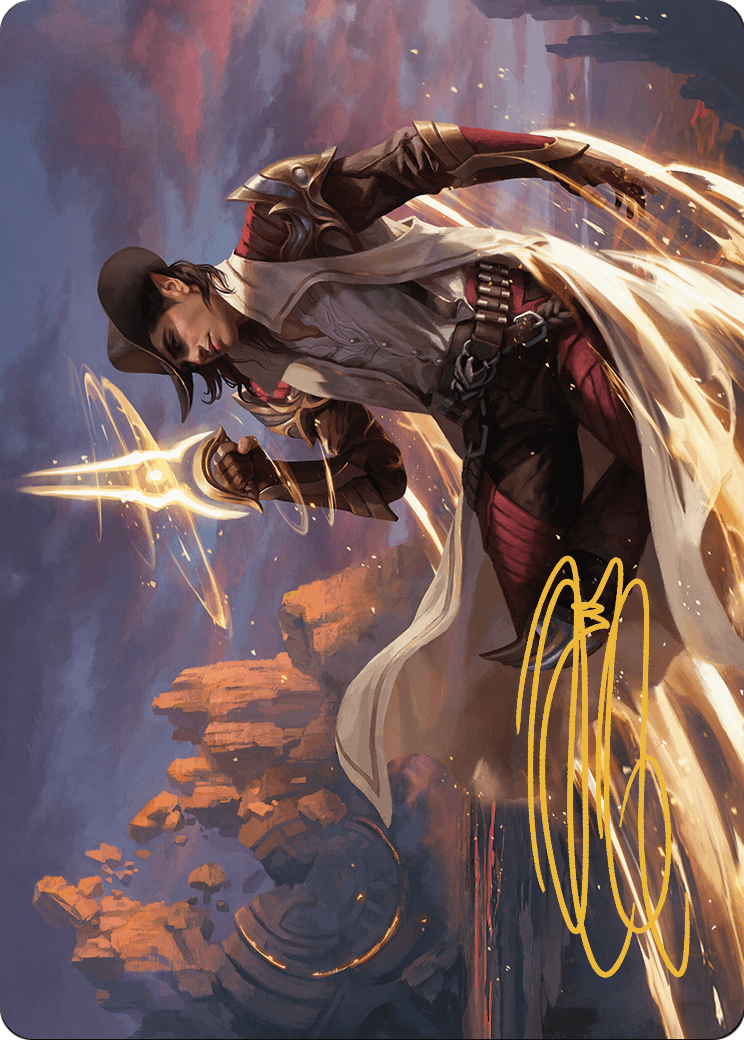 Kellan, the Kid // Kellan, the Kid (AOTJ-024) - Outlaws of Thunder Junction Art Series (Borderless) Foil