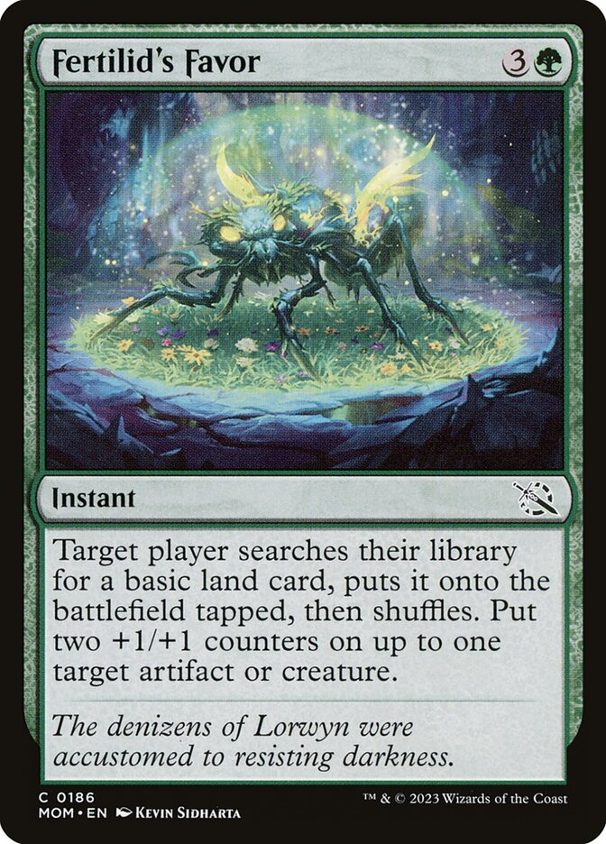 Fertilid's Favor 186/291 (March of the Machine)  - Foil