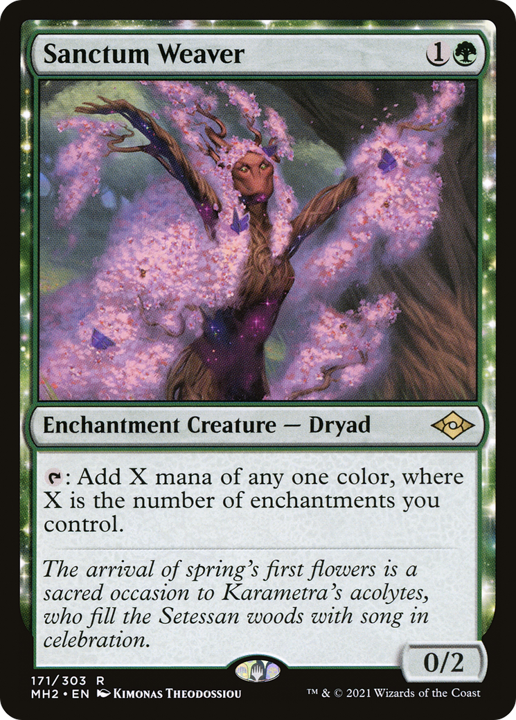Sanctum Weaver [Modern Horizons 2] Foil