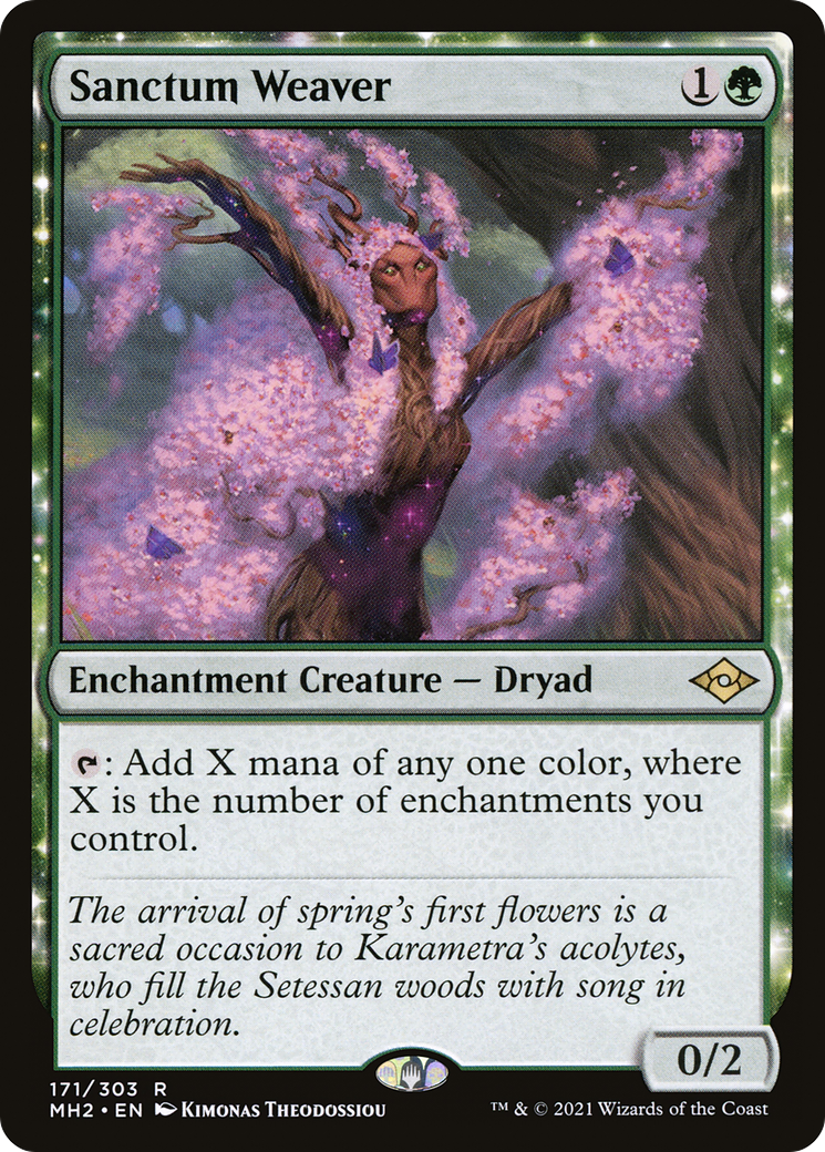 Sanctum Weaver [Modern Horizons 2] Foil