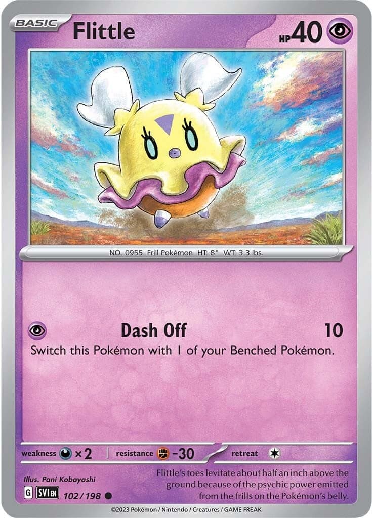 Flittle 102/198 - SV01 Scarlet & Violet Base Set Reverse Holofoil