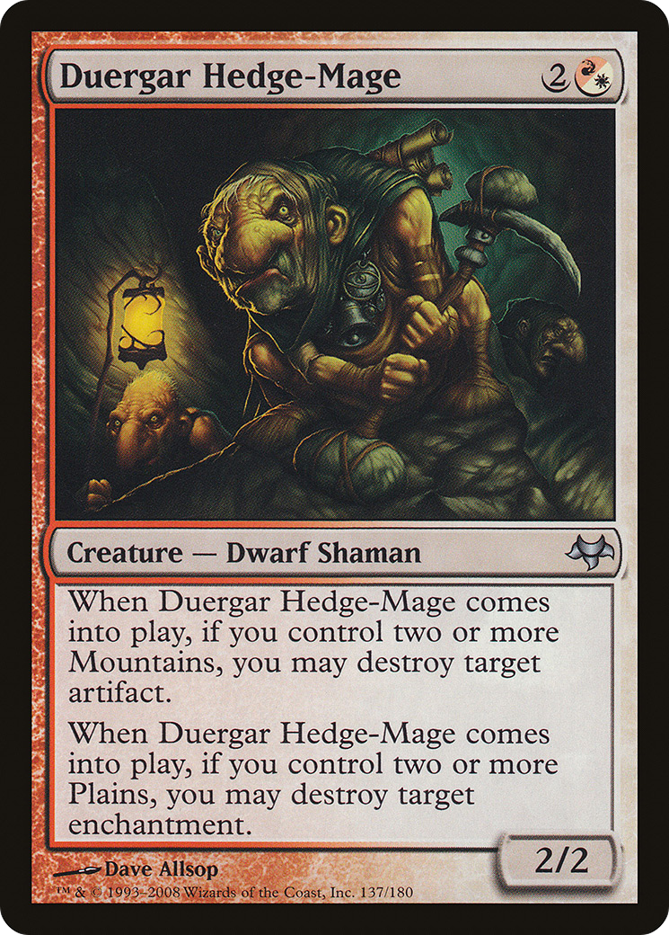 Duergar Hedge-Mage [Eventide] Foil