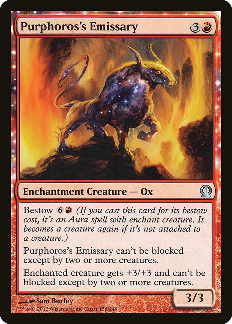Purphoros's Emissary [Theros] Foil
