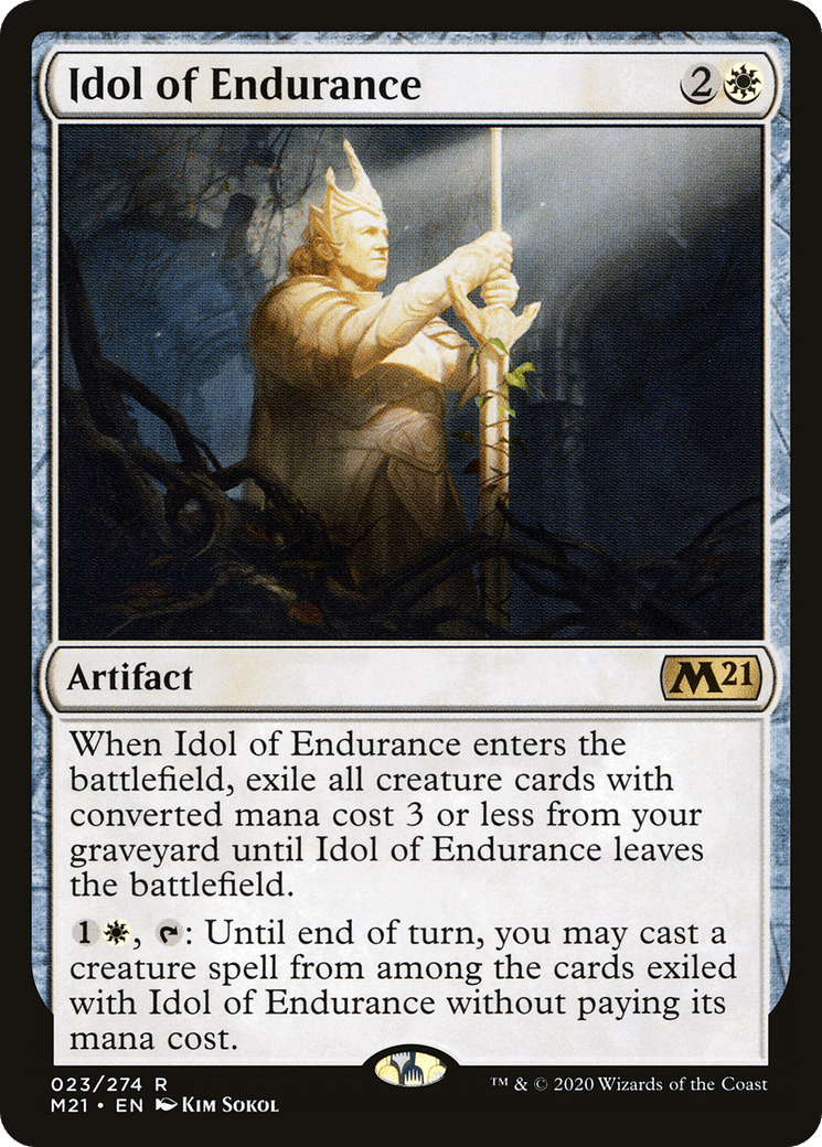 Idol of Endurance [Core Set 2021] Foil