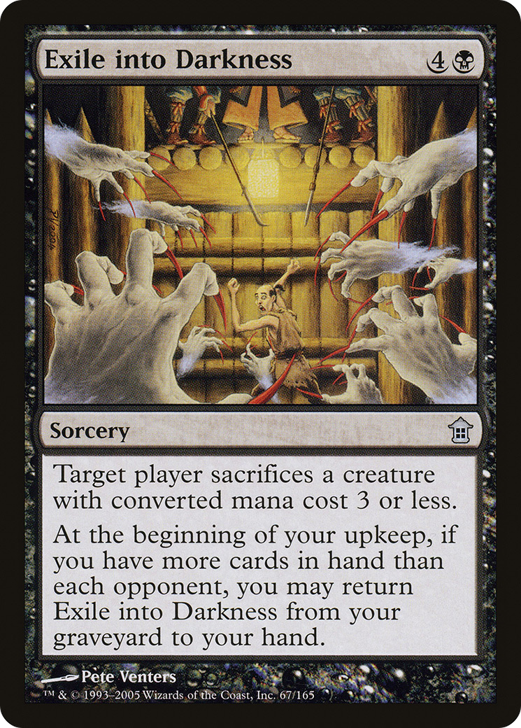 Exile into Darkness [Saviors of Kamigawa] Foil