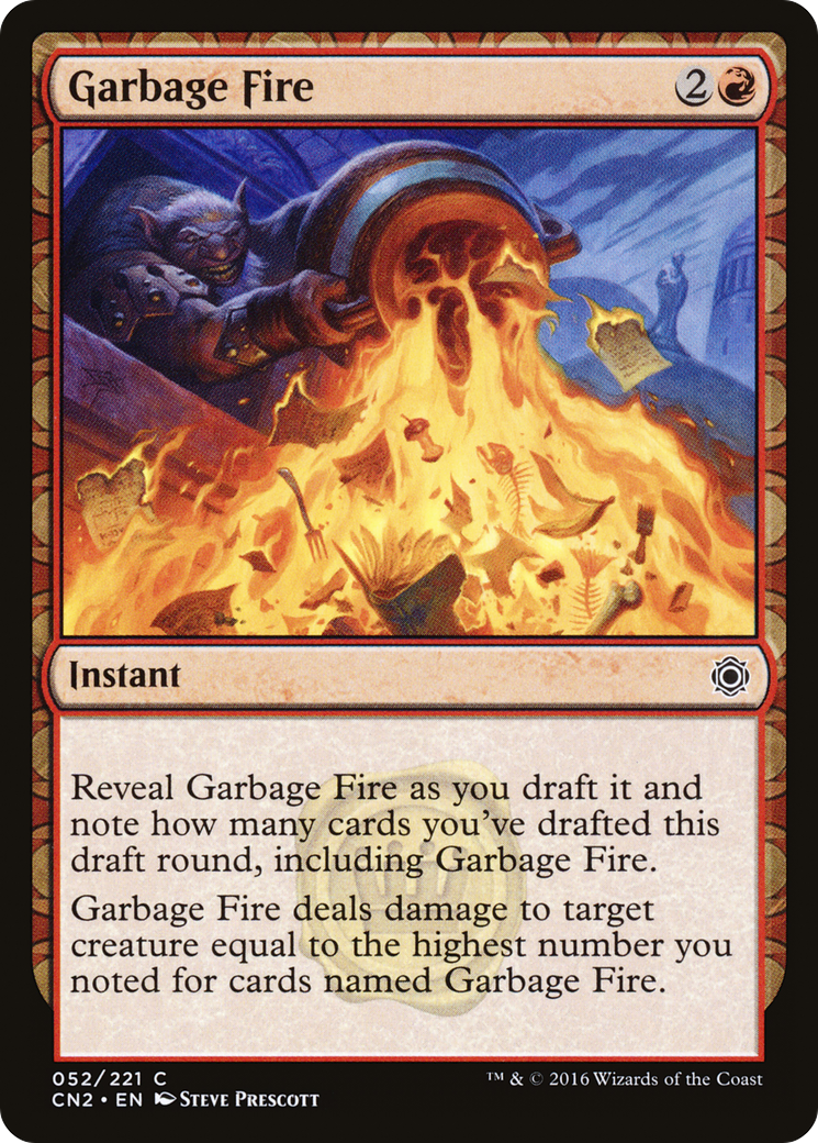 Garbage Fire [Conspiracy: Take the Crown] Foil
