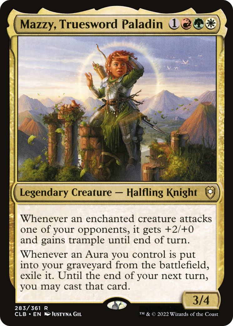 Mazzy, Truesword Paladin [Commander Legends: Battle for Baldur's Gate] Foil
