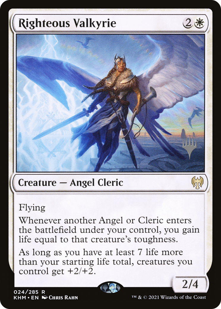 Righteous Valkyrie (Promo Pack) [Kaldheim Promos] Foil
