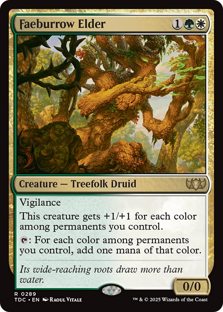 Faeburrow Elder (289) [Commander: Tarkir: Dragonstorm]
