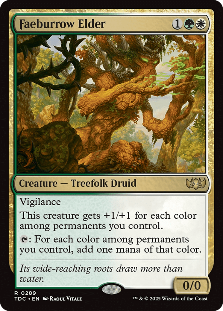 Faeburrow Elder (289) [Commander: Tarkir: Dragonstorm]