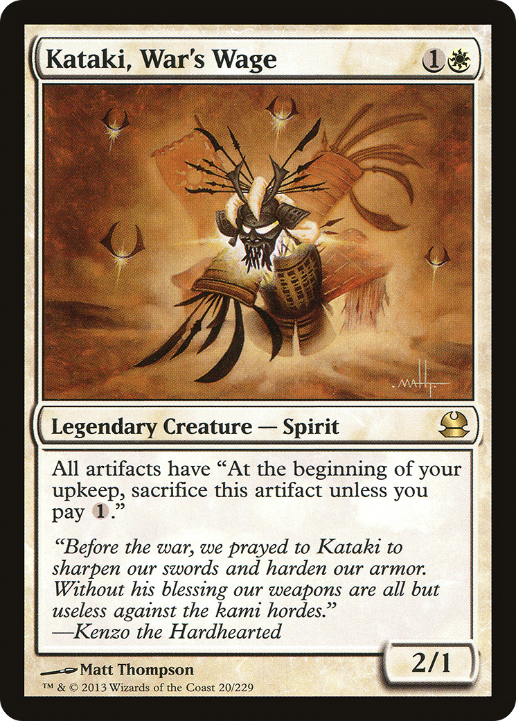 Kataki, War's Wage [Modern Masters] Foil