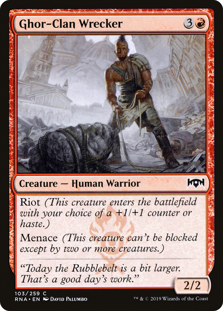 Ghor-Clan Wrecker [Ravnica Allegiance] Foil