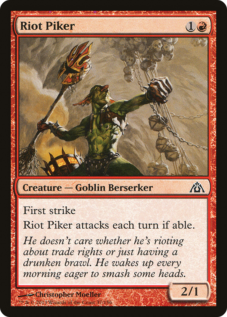 Riot Piker [Dragon's Maze] Foil