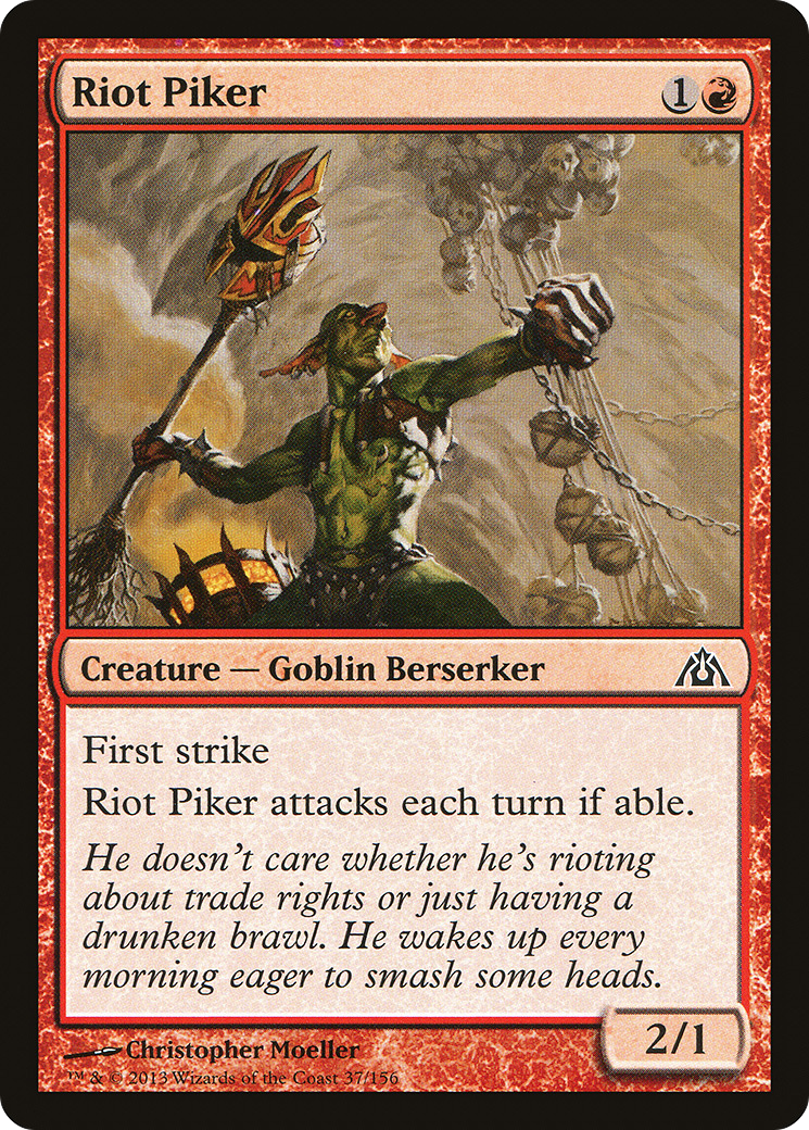 Riot Piker [Dragon's Maze] Foil