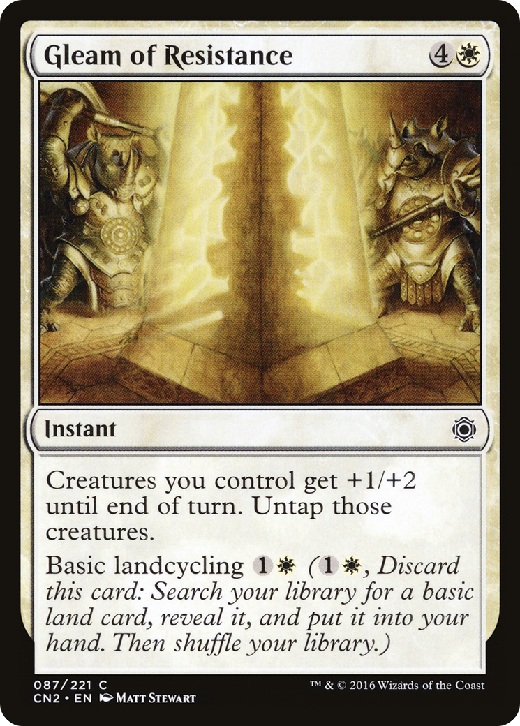 Gleam of Resistance [Conspiracy: Take the Crown] Foil