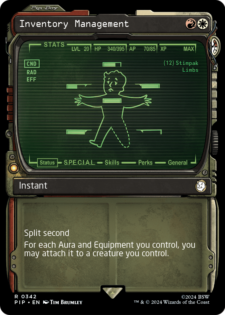 Inventory Management (Showcase) [Fallout] Foil
