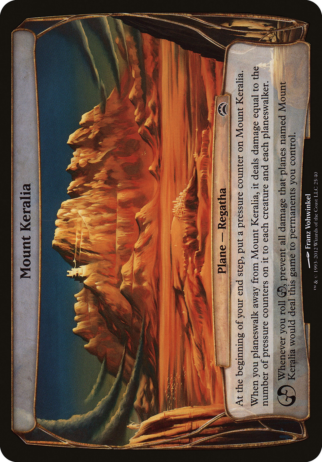 Mount Keralia (Planes) [Planechase 2012 Planes] Foil