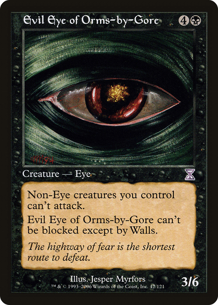 Evil Eye of Orms-by-Gore [Time Spiral Timeshifted] Foil