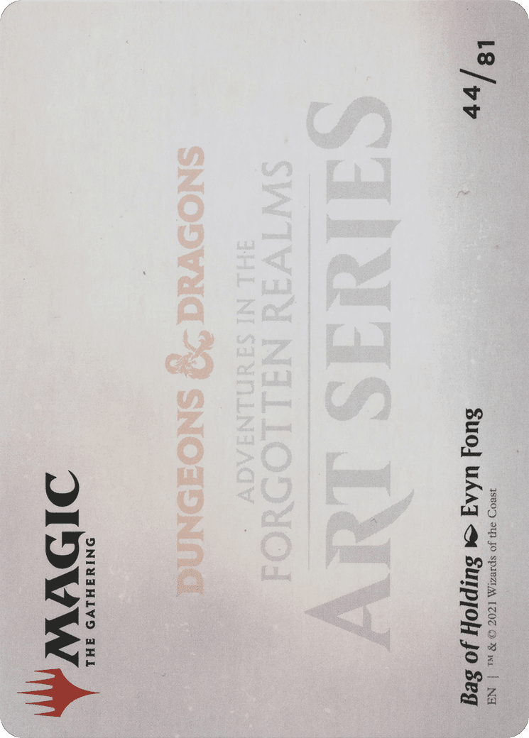Bag of Holding // Bag of Holding (AAFR-044) - Adventures in the Forgotten Realms Art Series (Borderless)