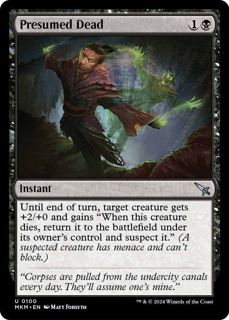 Presumed Dead [Murders at Karlov Manor] Foil