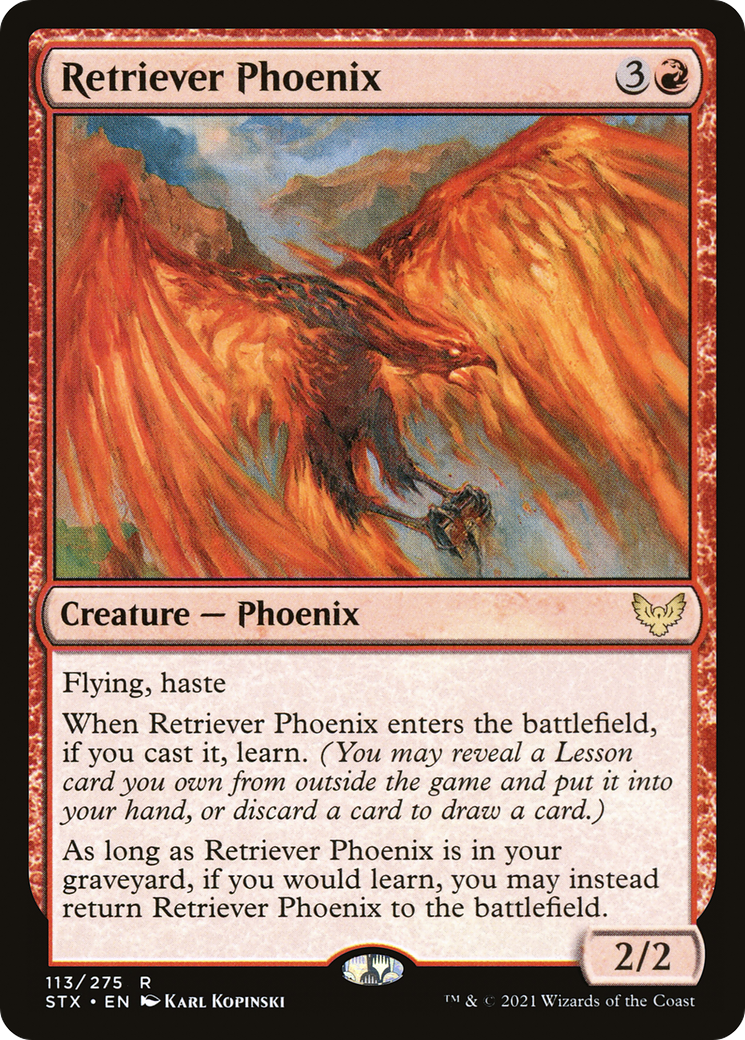 Retriever Phoenix [Strixhaven: School of Mages] Foil