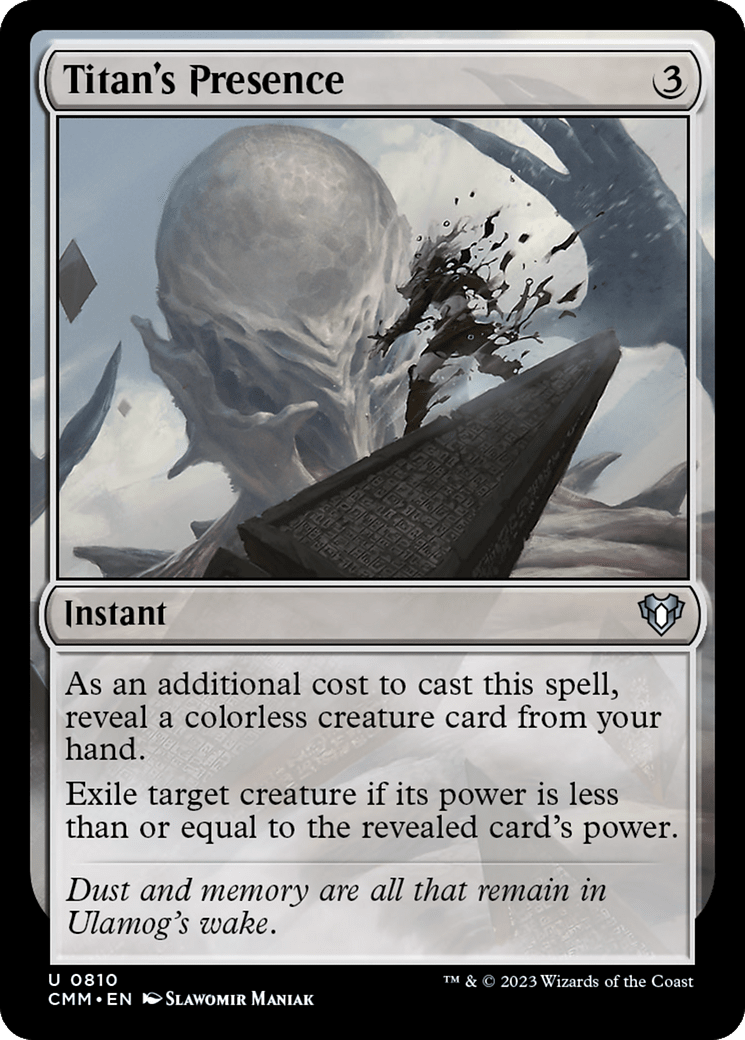 Titan's Presence [Commander Masters]