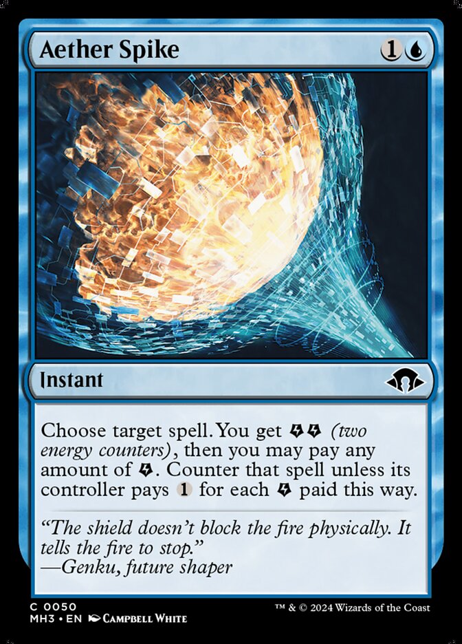 Aether Spike 50/319 (Modern Horizons 3)  - Foil