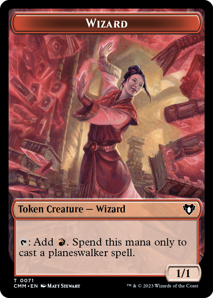 Wizard (TCMM-071) - Commander Masters Tokens Foil