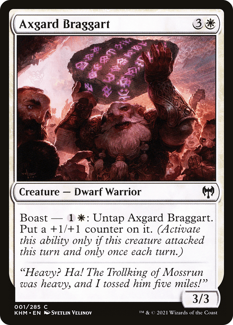 Axgard Braggart [Kaldheim] Foil