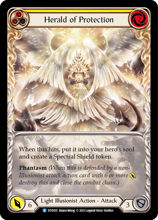 Herald of Protection (Yellow) [DTD015] (Dusk Till Dawn)