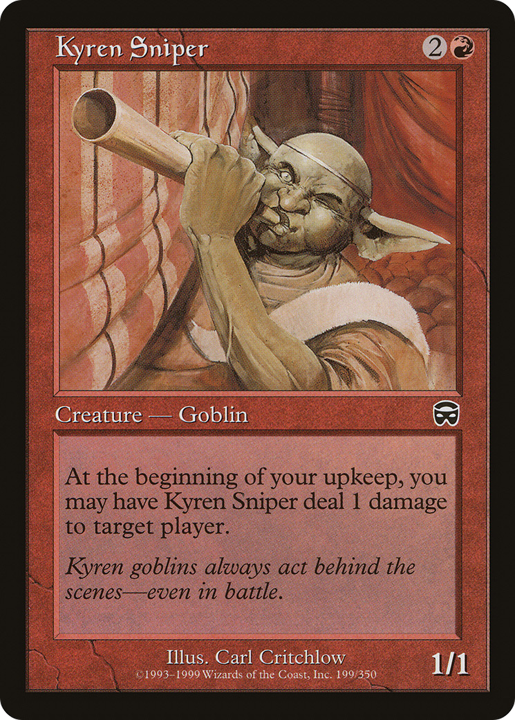 Kyren Sniper [Mercadian Masques] Foil