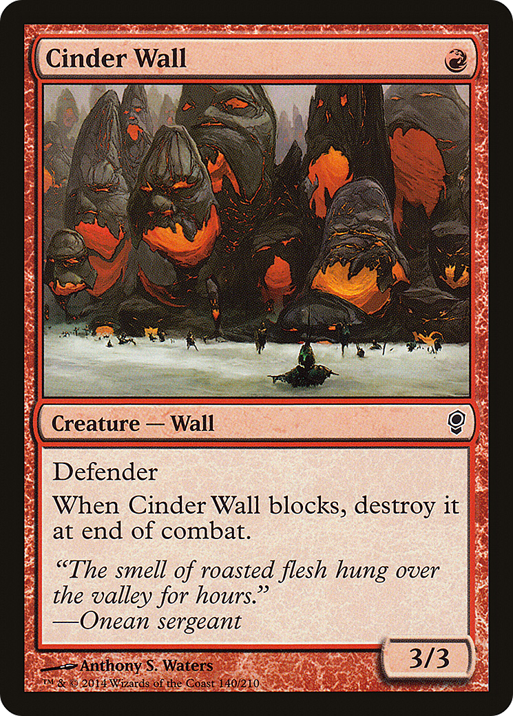 Cinder Wall [Conspiracy] Foil