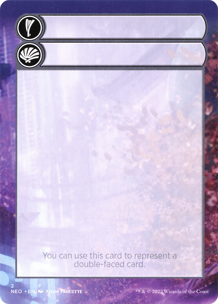 Double-Faced Substitute Card (SNEO-002) - Kamigawa: Neon Dynasty Substitute Cards (Borderless)