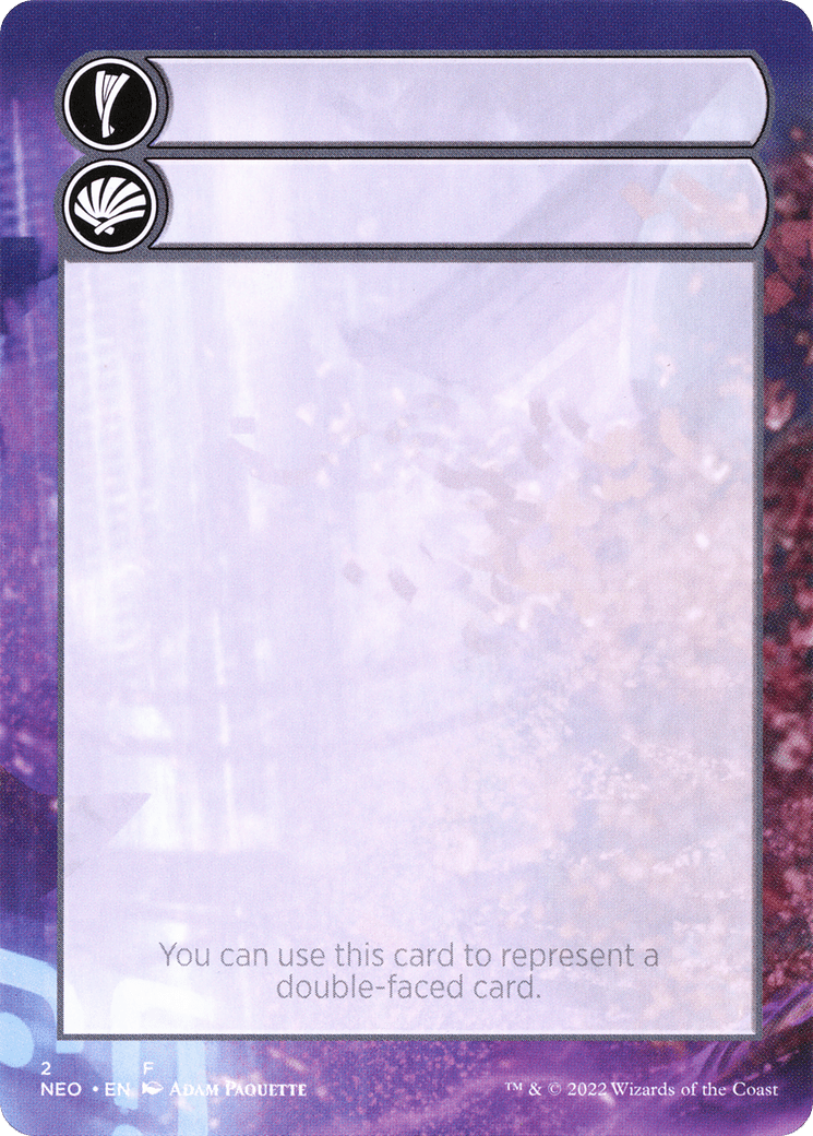 Double-Faced Substitute Card (SNEO-002) - Kamigawa: Neon Dynasty Substitute Cards (Borderless)