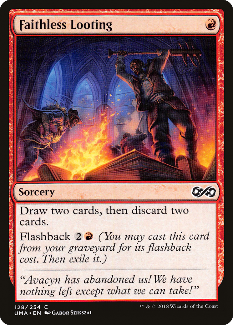 Faithless Looting [Ultimate Masters] Foil